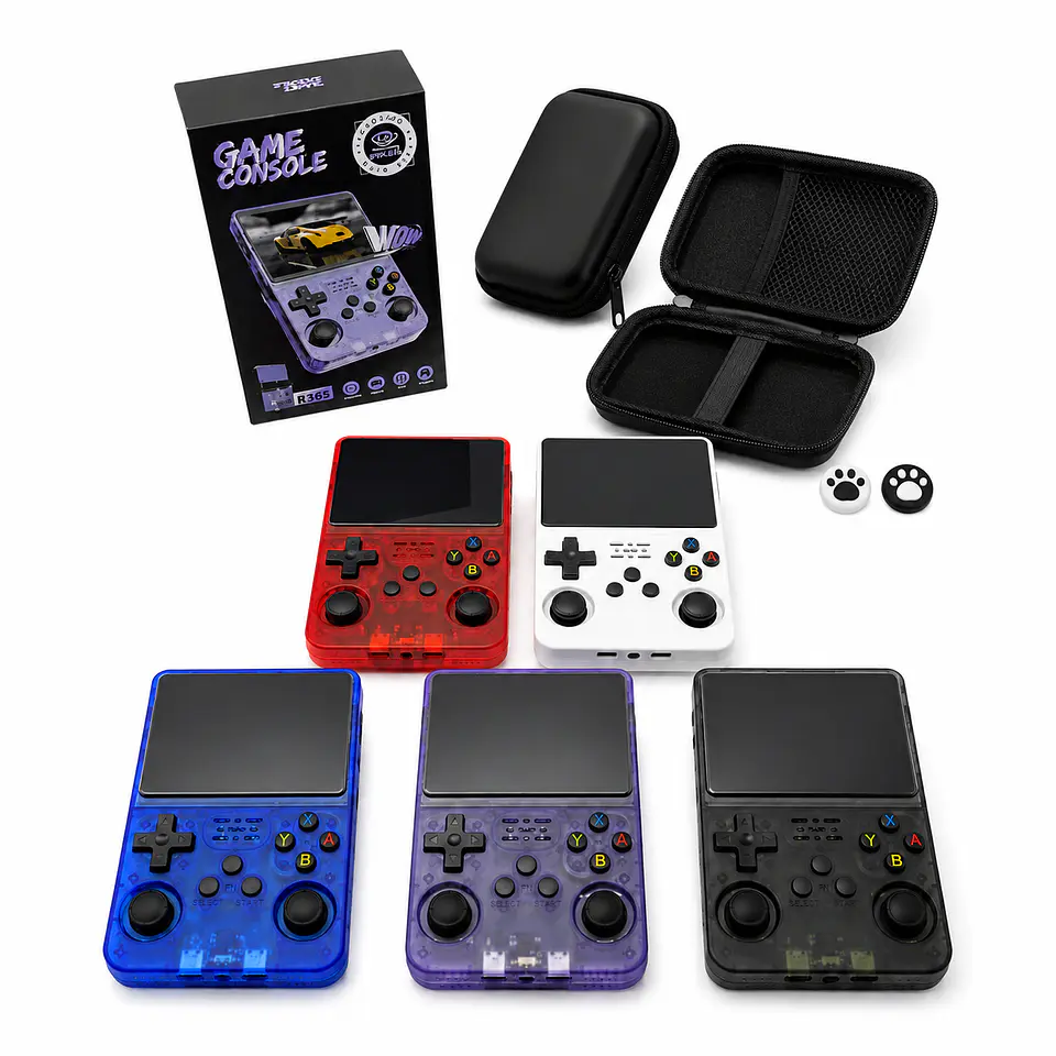 Consola retro R36S, soporte TV OUT + Bolso 5