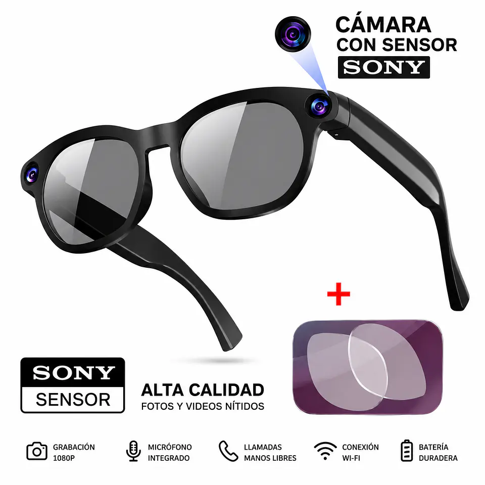Lentes y gafas inteligentes con IA  7