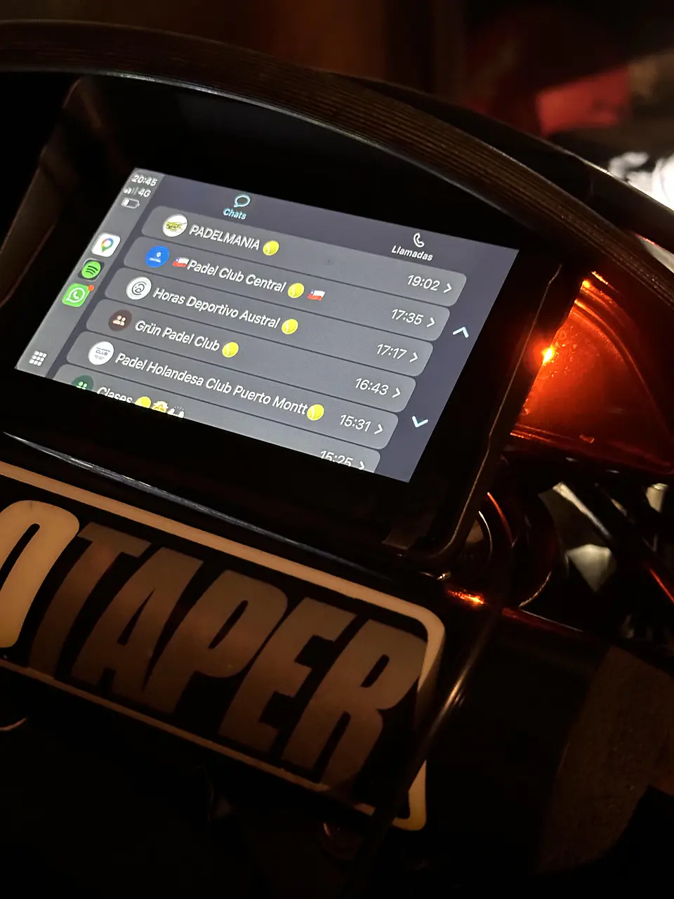 Pantalla Carplay&Android Auto para Moto 5