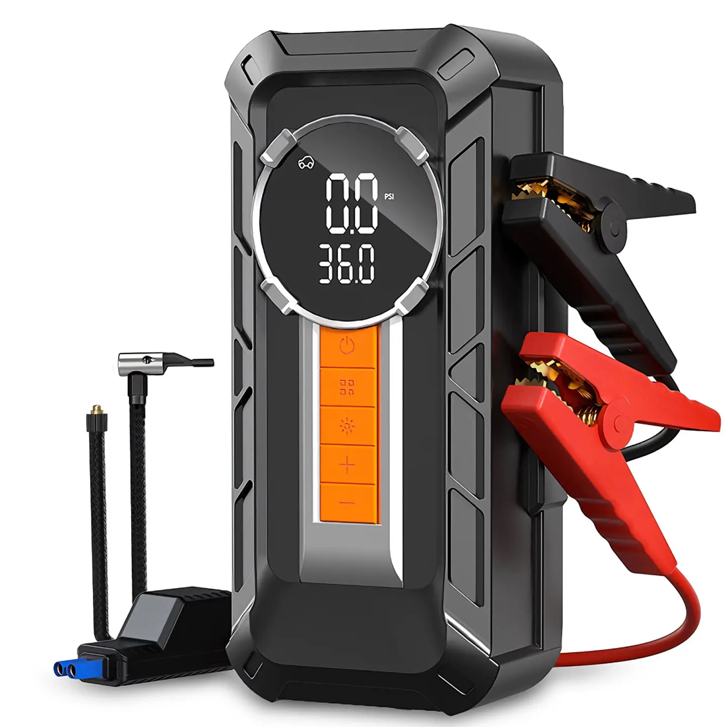 Arrancador Batería/ Compresor/linterna/Powerbank. Incluye Bolso 1