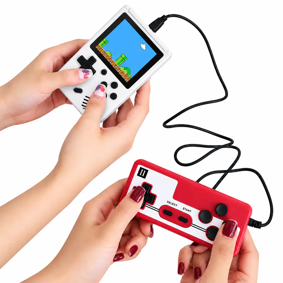 Consola Retro Portátil 500 Juegos con Pantalla a Color y Salida a TV + Joystick 11