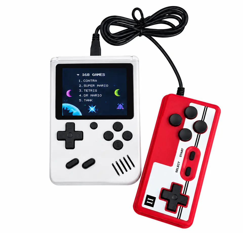 Consola Retro Portátil 500 Juegos con Pantalla a Color y Salida a TV + Joystick 12