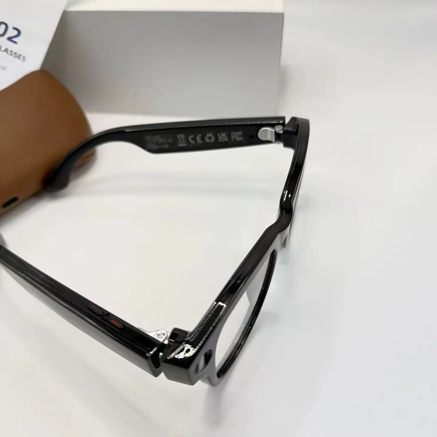 Gafas Inteligentes M02X Pro Max 13MP IA/Wifi/Cámara + Estuche de carga 2