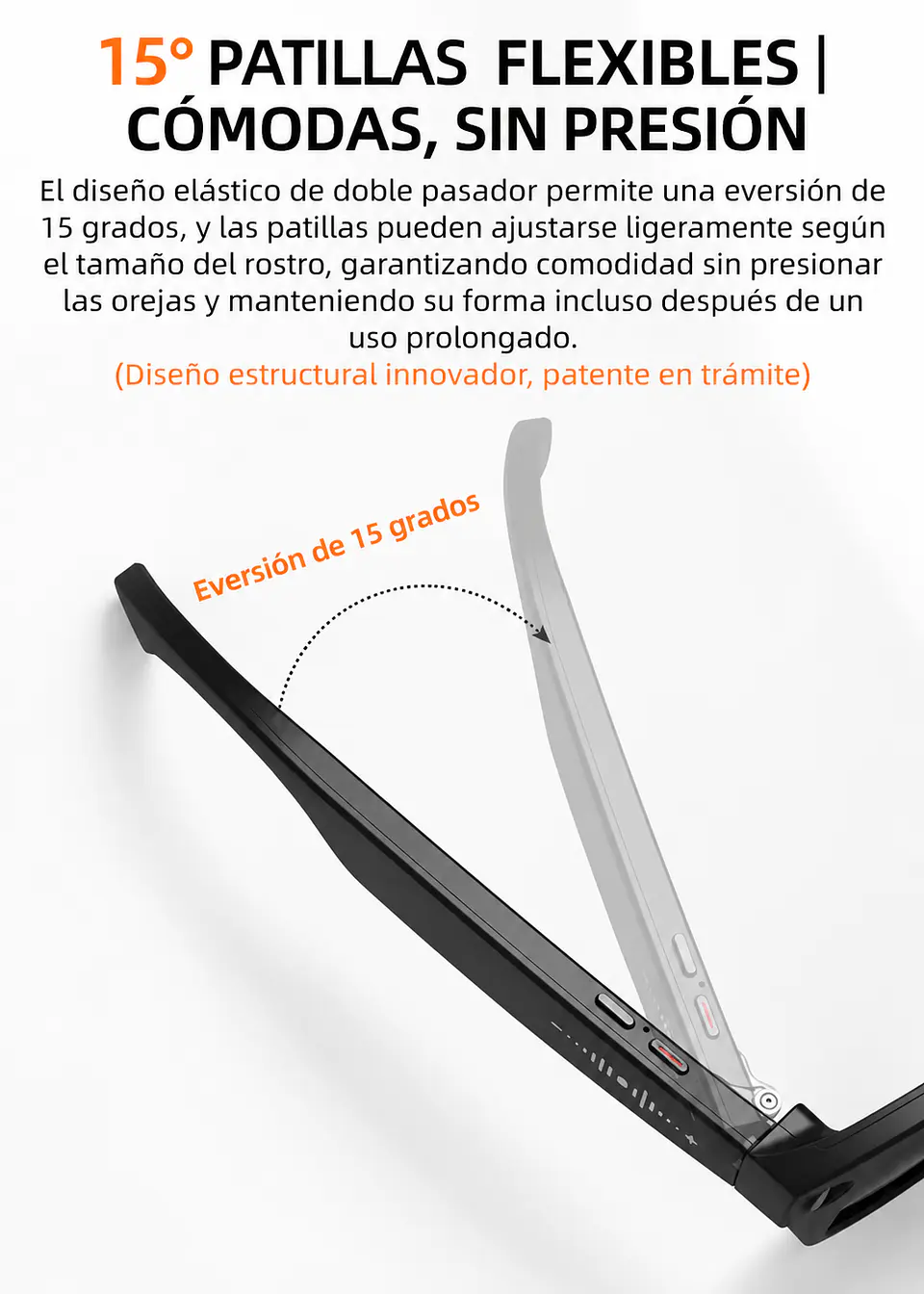 Gafas Inteligentes M02X Pro Max 13MP IA/Wifi/Cámara + Estuche de carga 7