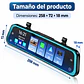 Espejo Retrovisor Inteligente 9,66” con CarPlay, Android Auto y Cámara Delantera y Trasera 4K. - Miniatura 4