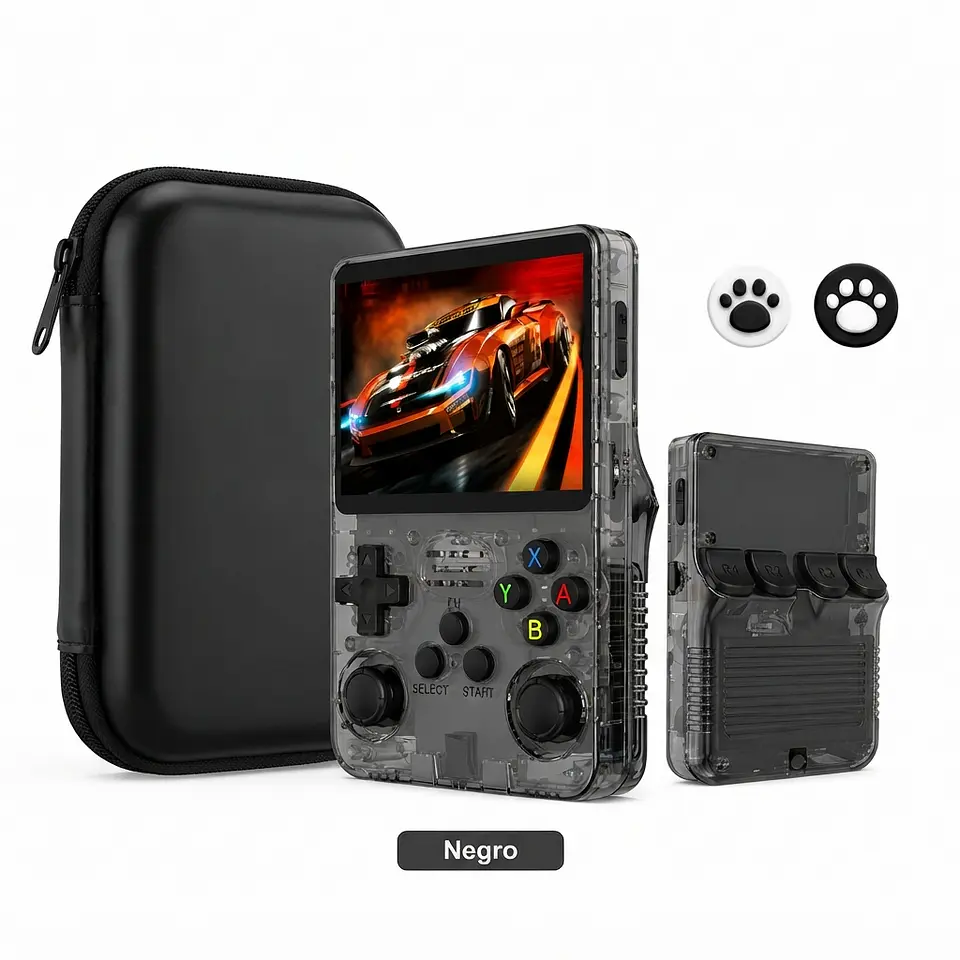 Consola Retro R36S Versión con TV Out + Bolso Protector 1
