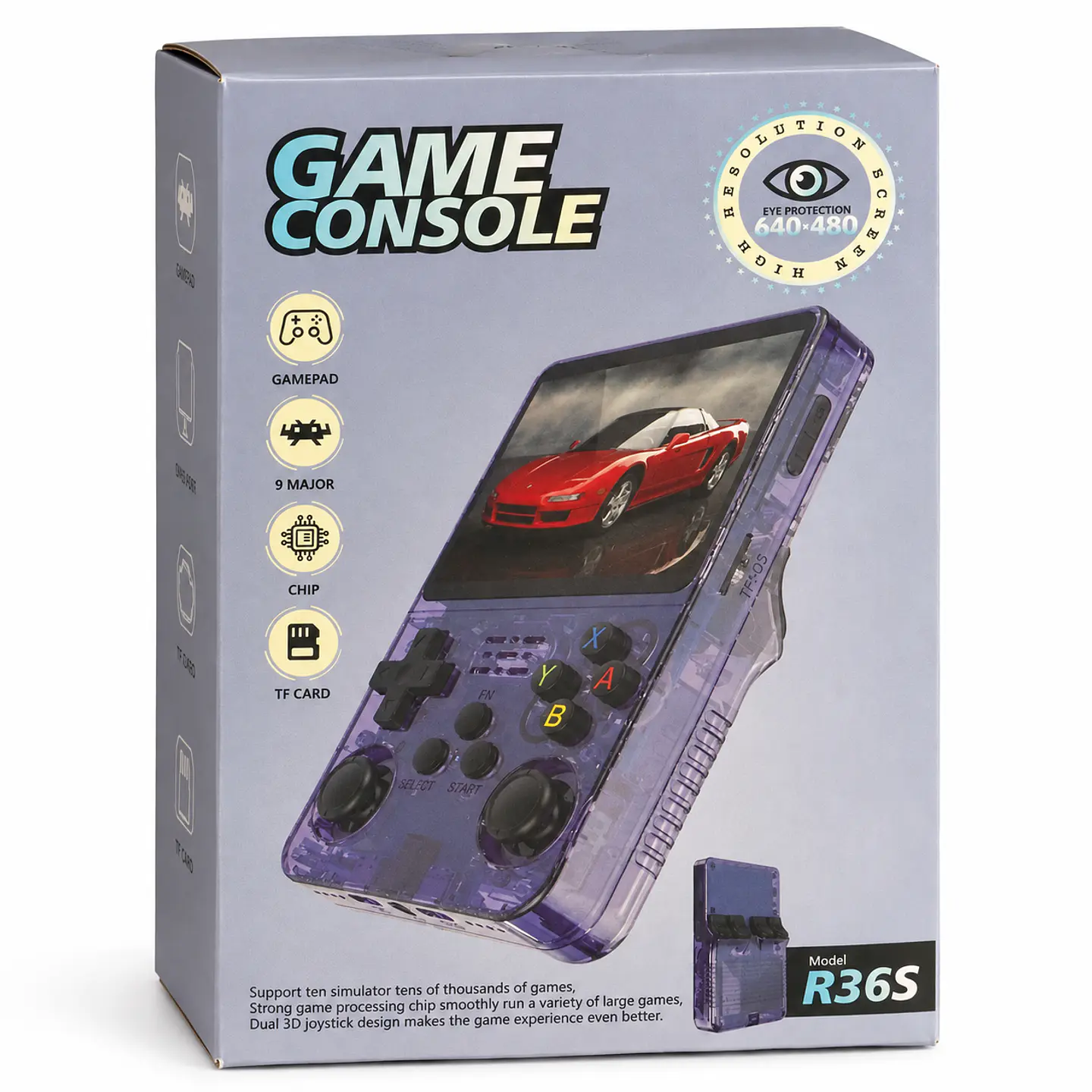 Consola Retro R36S Portátil 64GB Versión con ArkOS Pantalla 3.5 + Bolso 5