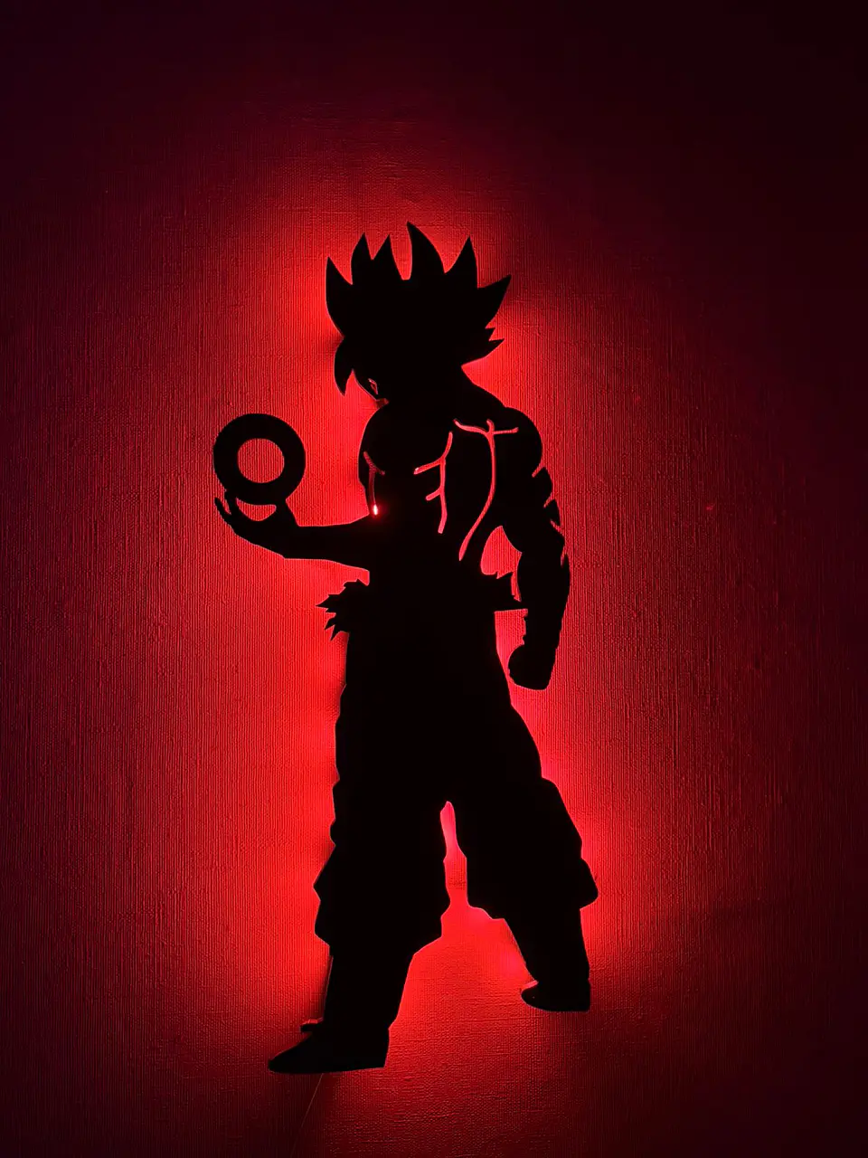 Lámpara LED Decorativa Goku 3D con Control Remoto y 16 Colores 3