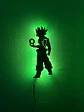 Lámpara LED Decorativa Goku 3D con Control Remoto y 16 Colores - Miniatura 4