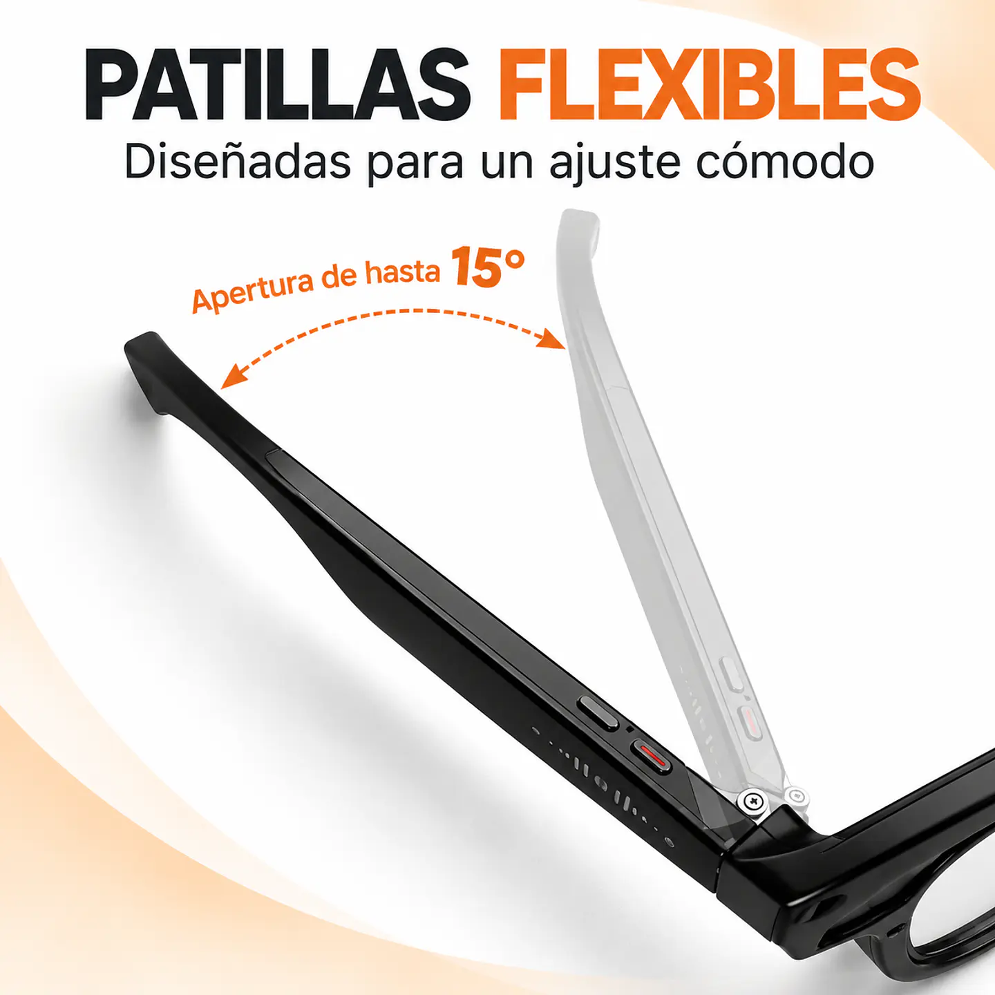 Gafas Inteligentes M02X Pro Max 13MP IA/Wifi/Cámara + Estuche de carga. USAD0 pocas veces 7