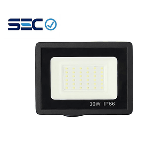 PROYECTOR LED ULTRA SLIM 30W IP66 NEGRO