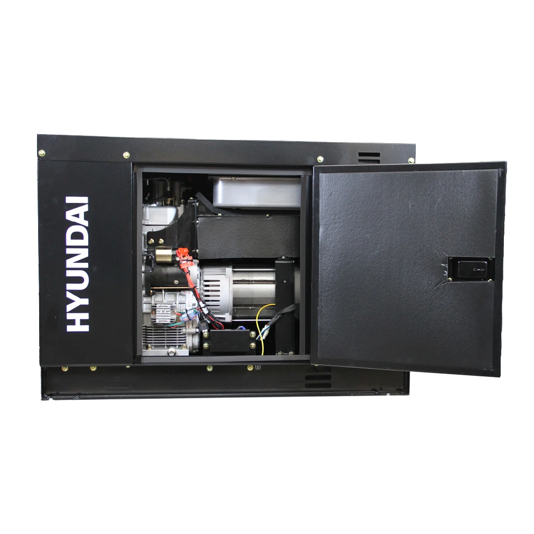 Generador Hyundai Diesel 8/8,5 Kw/Kva Partida eléctrica monofásico Cerrado 4