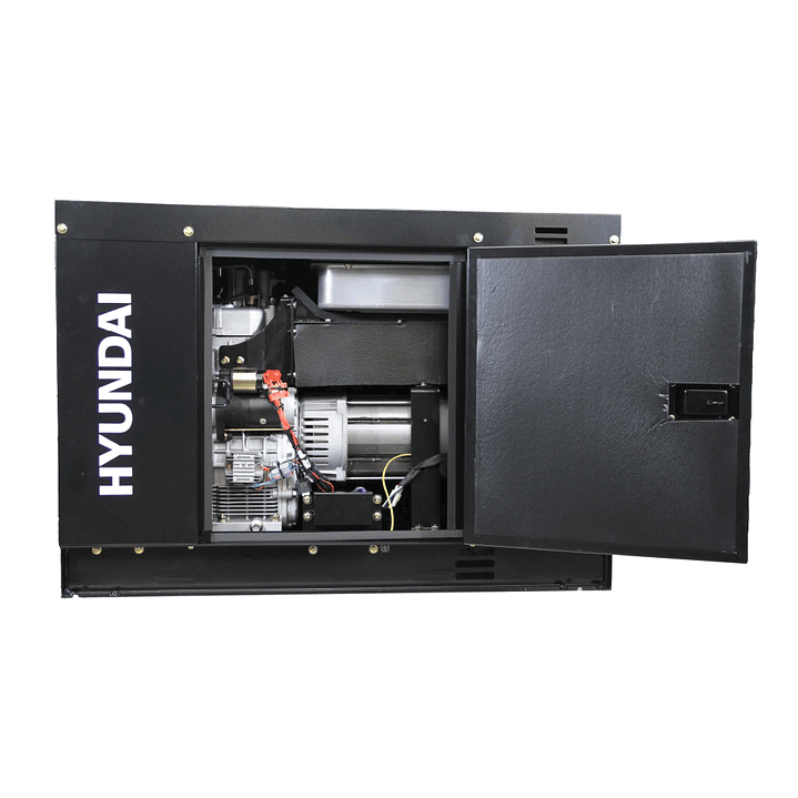 Generador Hyundai Diesel 8/8,5 Kw/Kva Partida eléctrica monofásico Cerrado 4