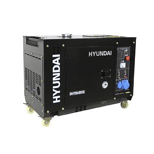 Generador Hyundai Diesel 6/6,3 Kw/Kva Partida eléctrica monofásico Cerrado