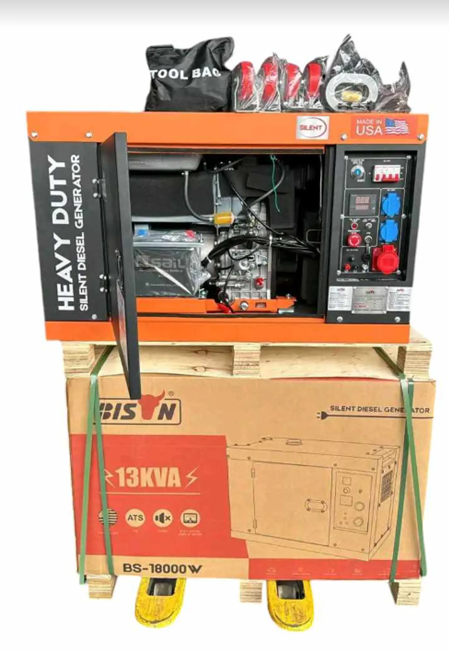 GENERADOR 13 KVA DIESEL  MONOFASICO Y TRIFASICO 5