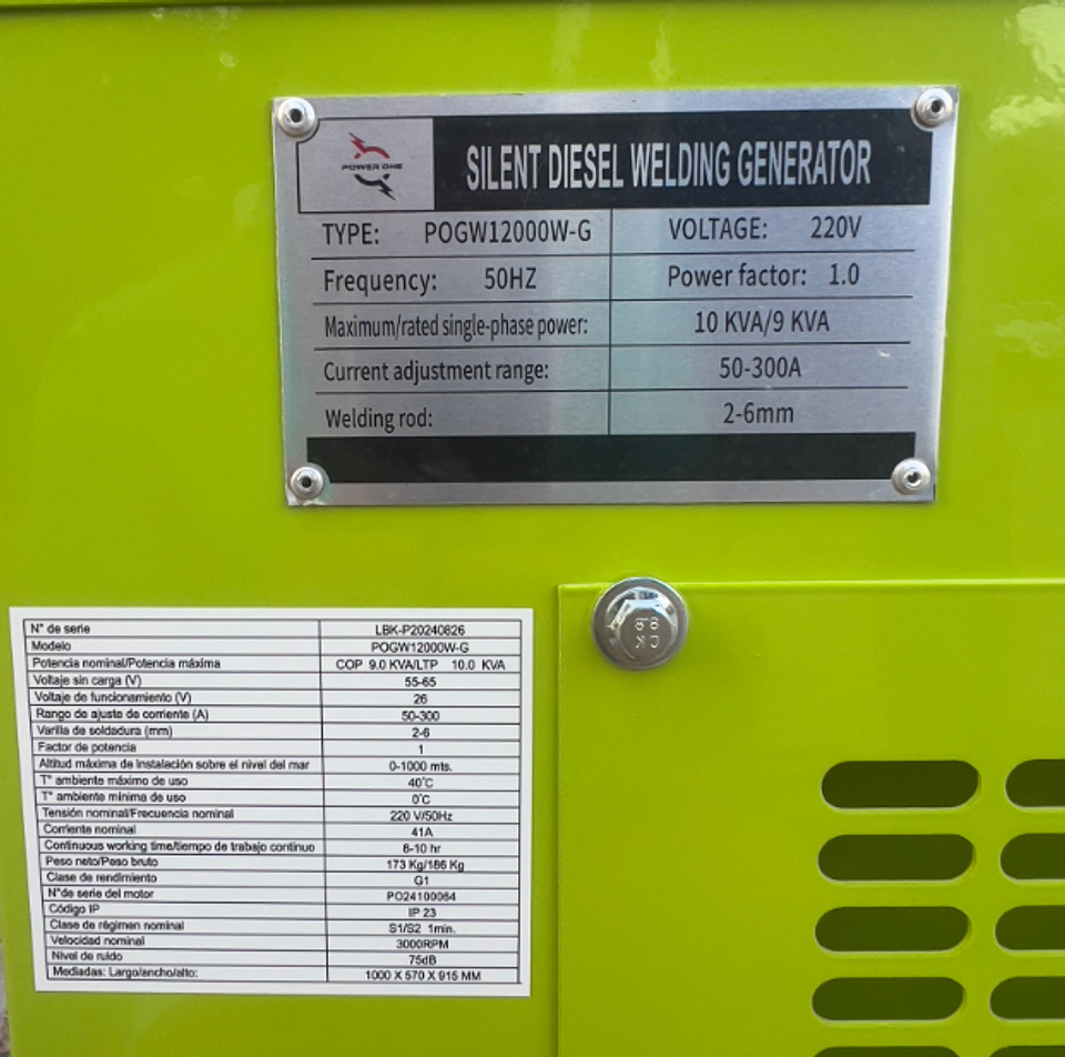 GENERADOR DE 10 KVA MONOFASICO 4