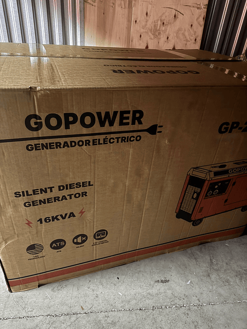 GENERADOR 16 DIESEL KVA MONOFASICO Y TRIFASICO