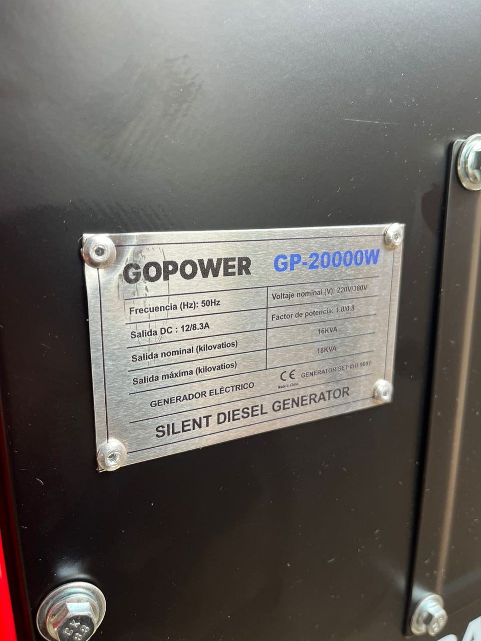 GENERADOR 16 DIESEL KVA MONOFASICO Y TRIFASICO 4