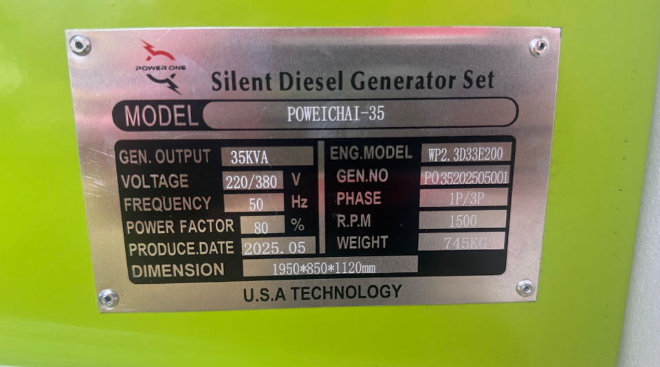 GENERADOR 35 KVA DIESEL 6