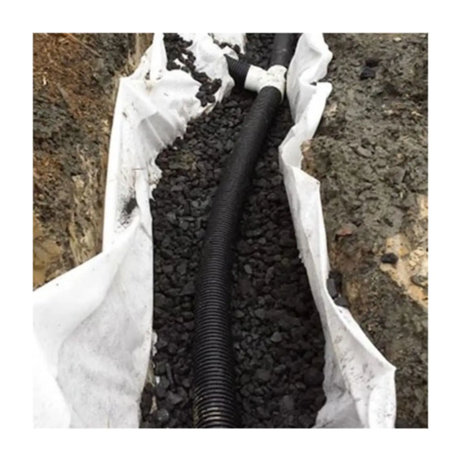 Tuberia HDPE corrugada ranurada D-100mm Drenaje / Pack 20 tiras 2