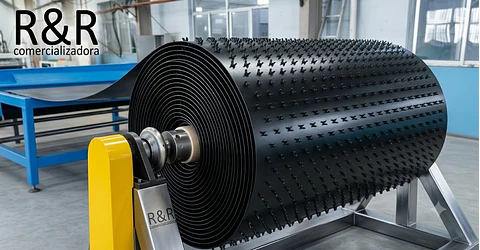 Liner de Protección de Concreto HDPE 5.0mm Stud Liner (4x2 mts)