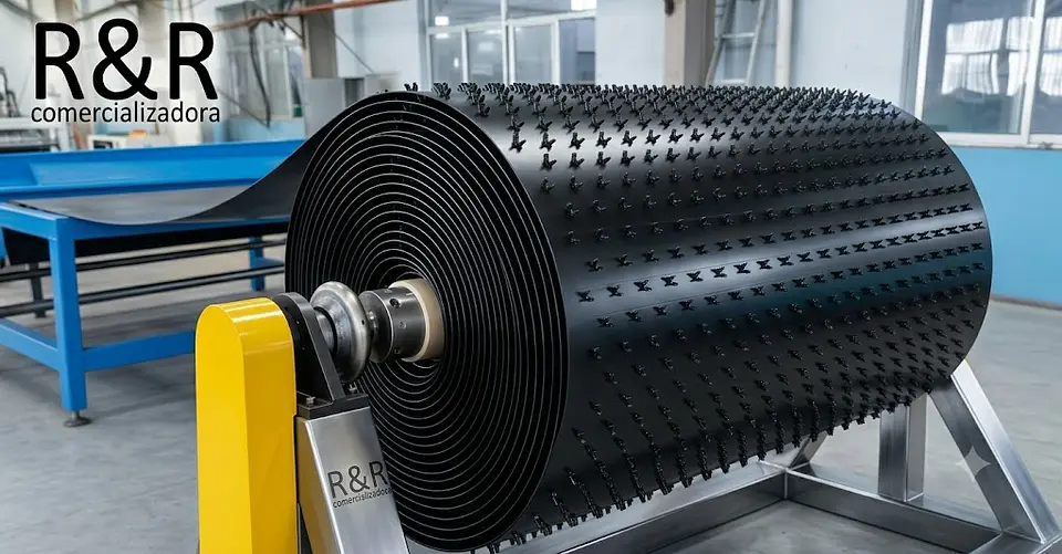 Liner de Protección de Concreto HDPE 5.0mm Stud Liner (4x2 mts) 2