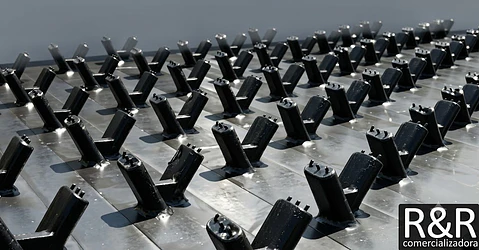 Liner de Protección de Concreto HDPE 3.0mm Stud Liner (4x2 mts)
