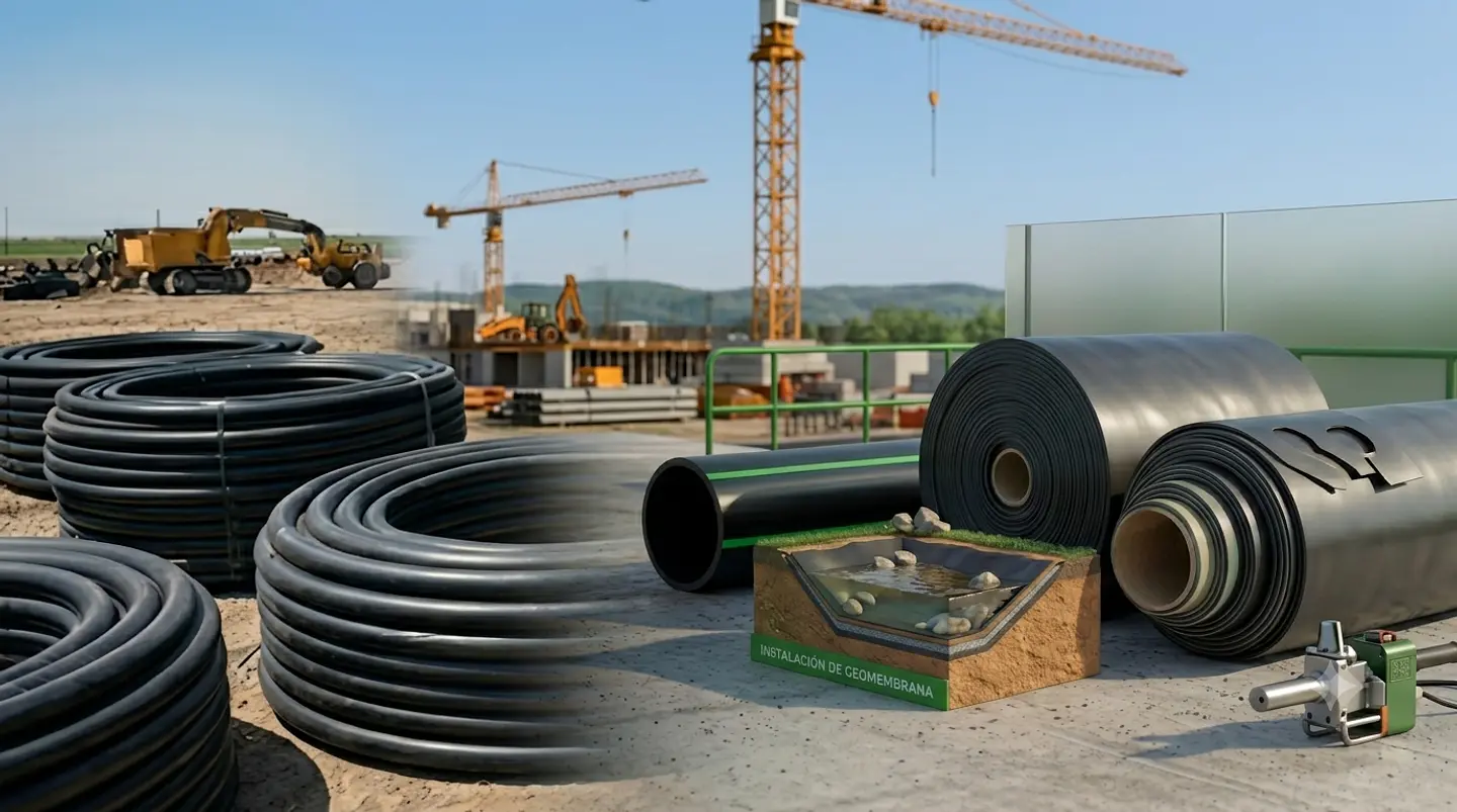 Geomembranas y tuberías HDPE