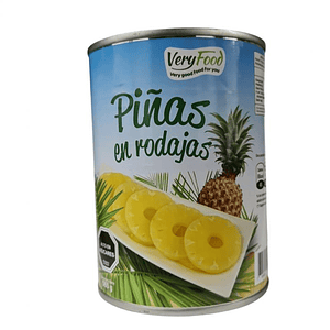 Piña en Rodajas 565g Very Food