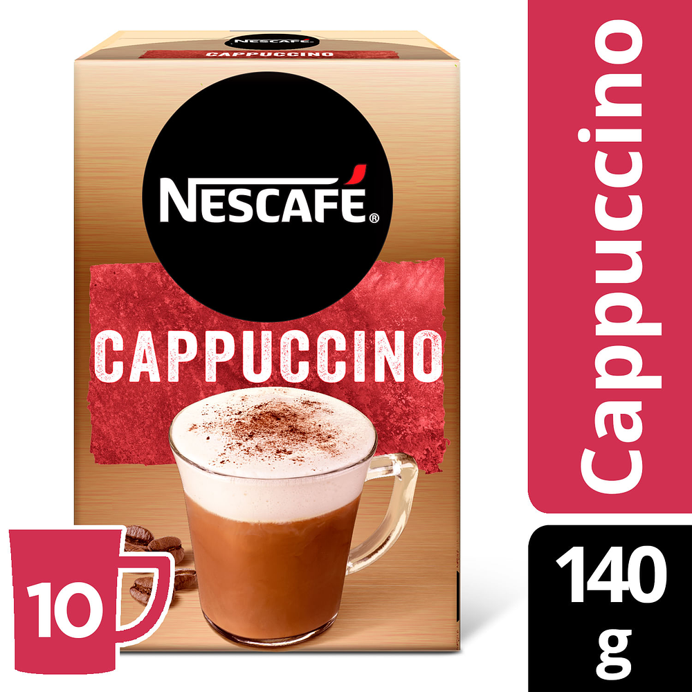 Café Nescafé Cappuccino 112g - 8 un.