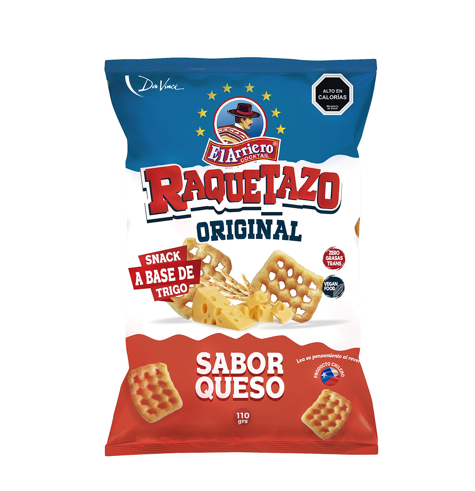 Raquetazo Original Sabor Queso 110g El Arriero APV  1