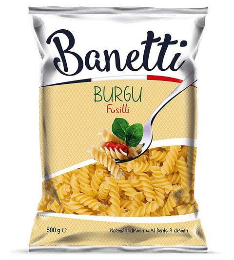 Fideos Espirales 500g Banetti 