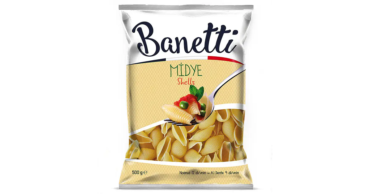 Fideos Caracoles 400g Banetti