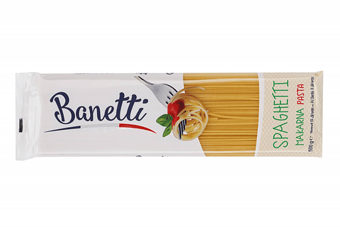 Fideos Spaghetti 500g Banetti