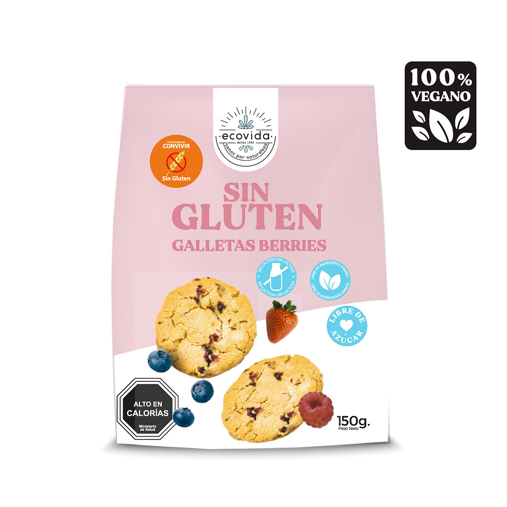 Galletas de Berries 150g Ecovida