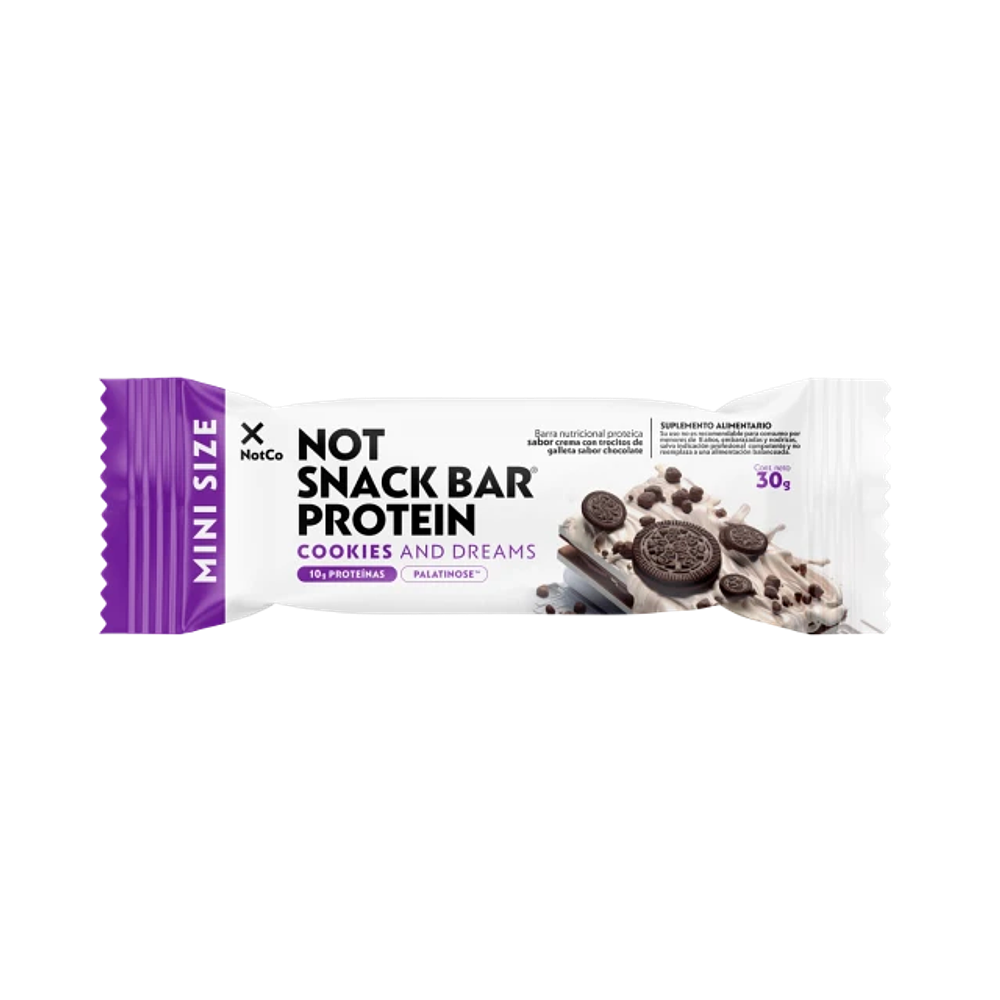 NOT SNACK BAR PROTEIN COOKIES AND DREAMS 30G 