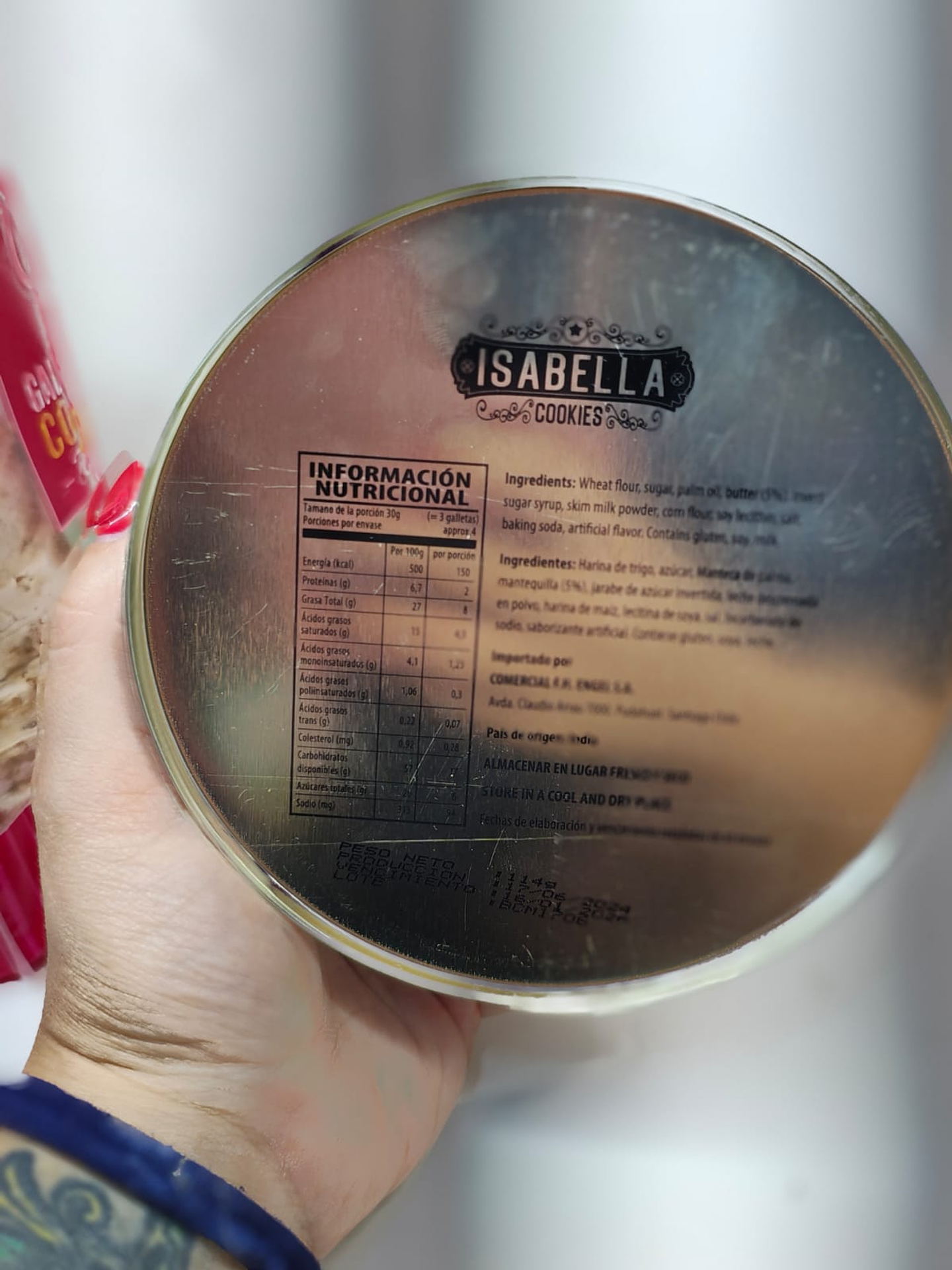 Galletas Butter Cookies 114g  2