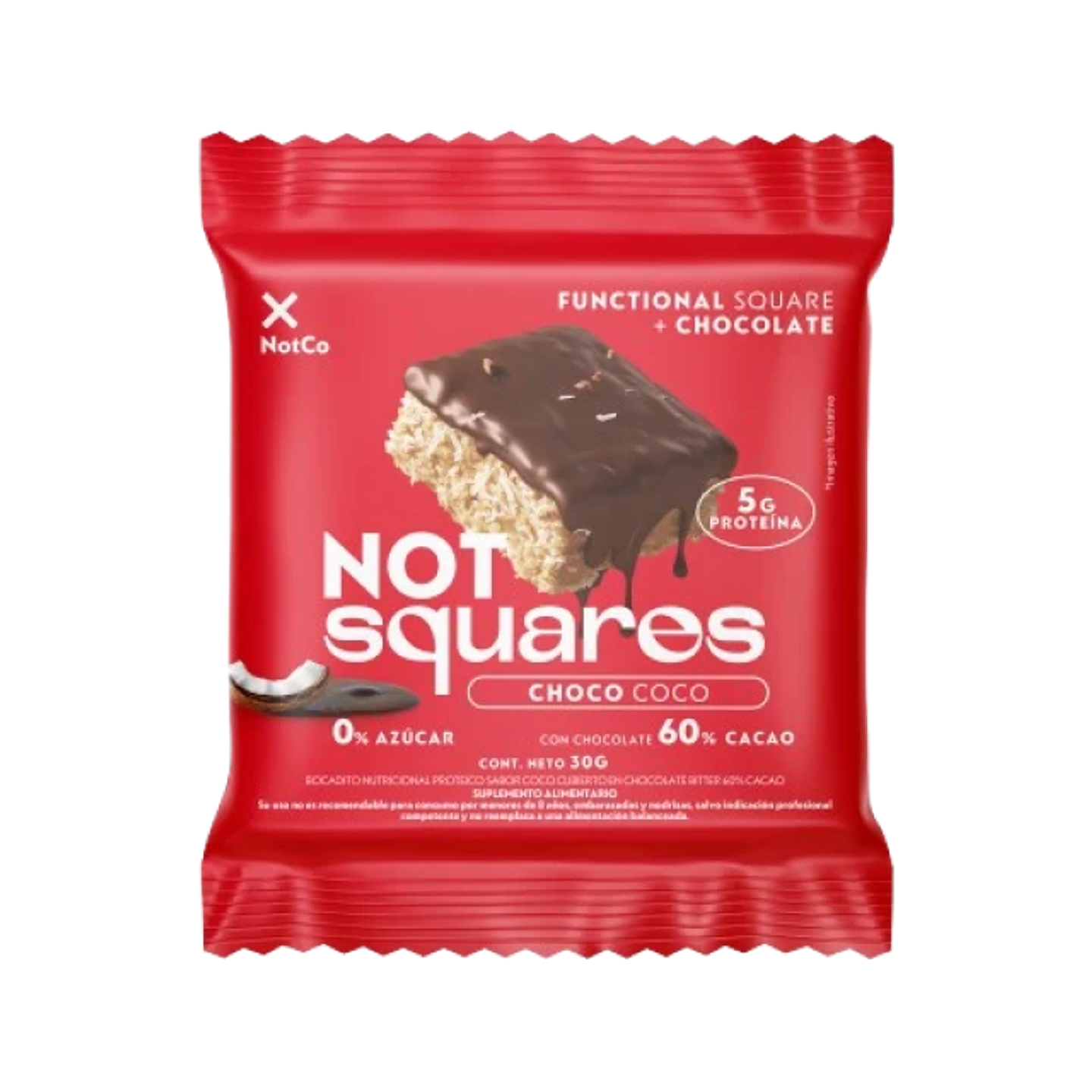 NOT SQUARE CHOCO COCO 5 x 30G 2