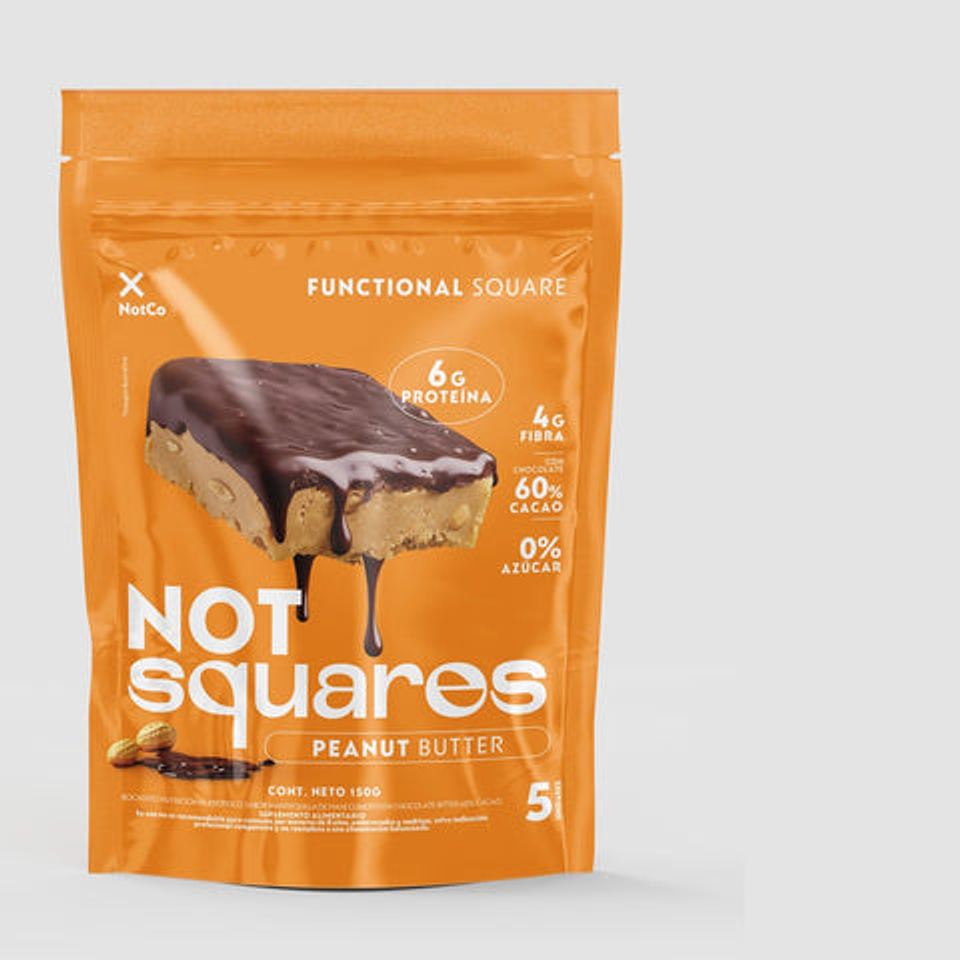 NOT SQUARE PEANUT BUTTER 5 x 30G 1