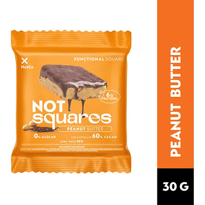 NOT SQUARE PEANUT BUTTER 5 x 30G