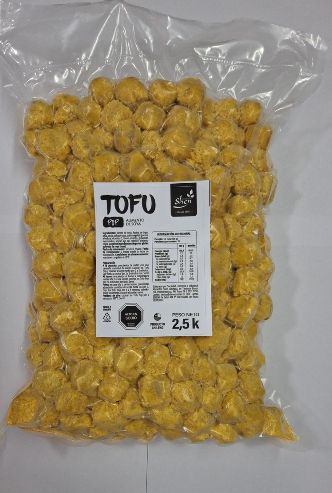 TOFU POP 2.5KG - SHEN
