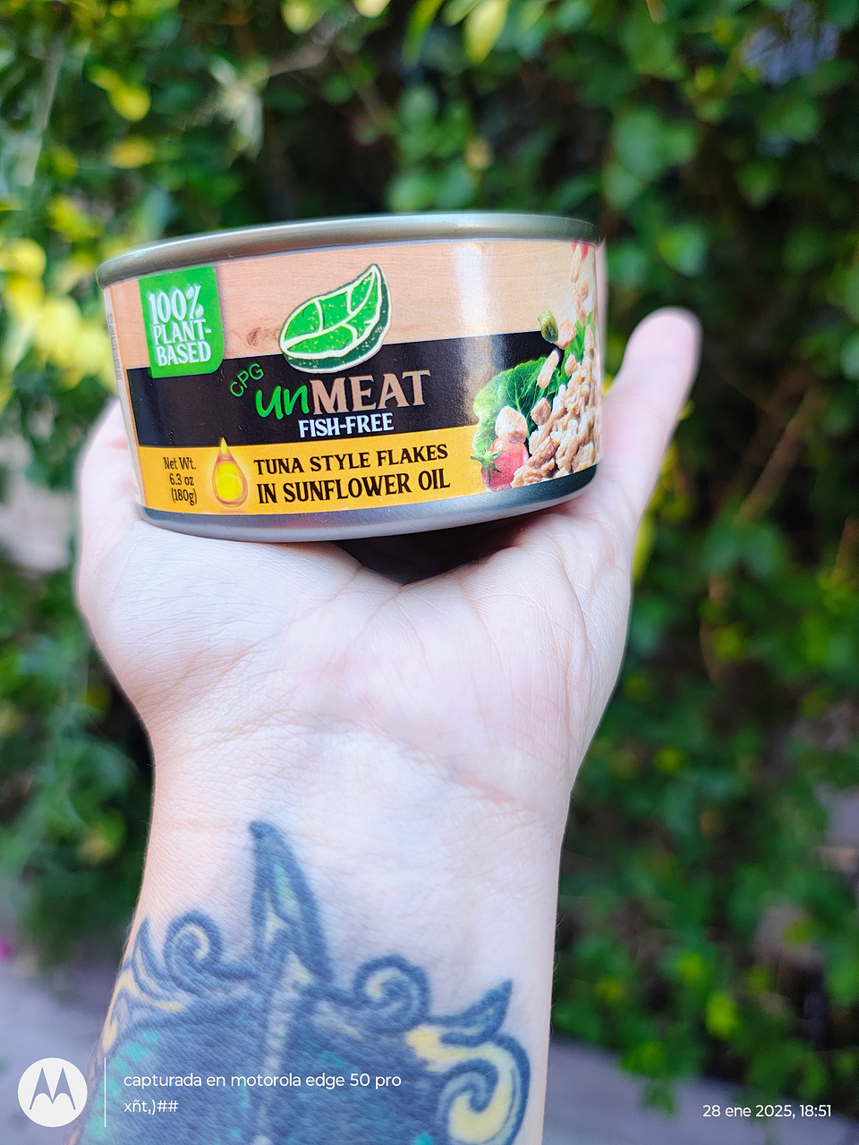 SUCEDANEO DE ATUN EN ACEITE 180G - UNMEAT  1