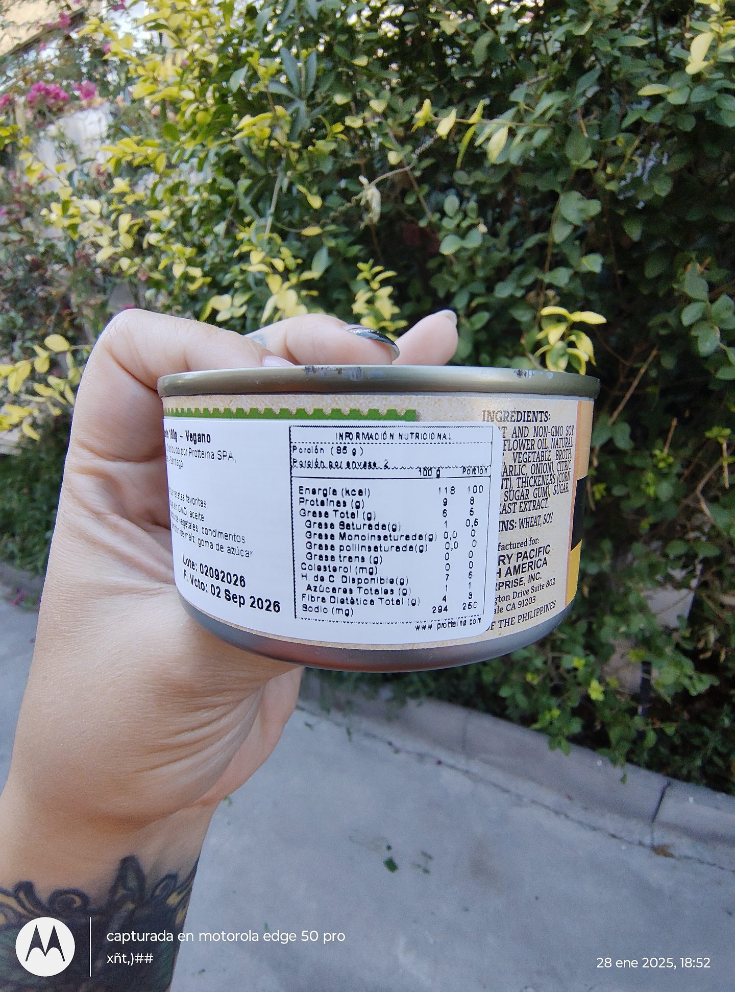 SUCEDANEO DE ATUN EN ACEITE 180G - UNMEAT  2