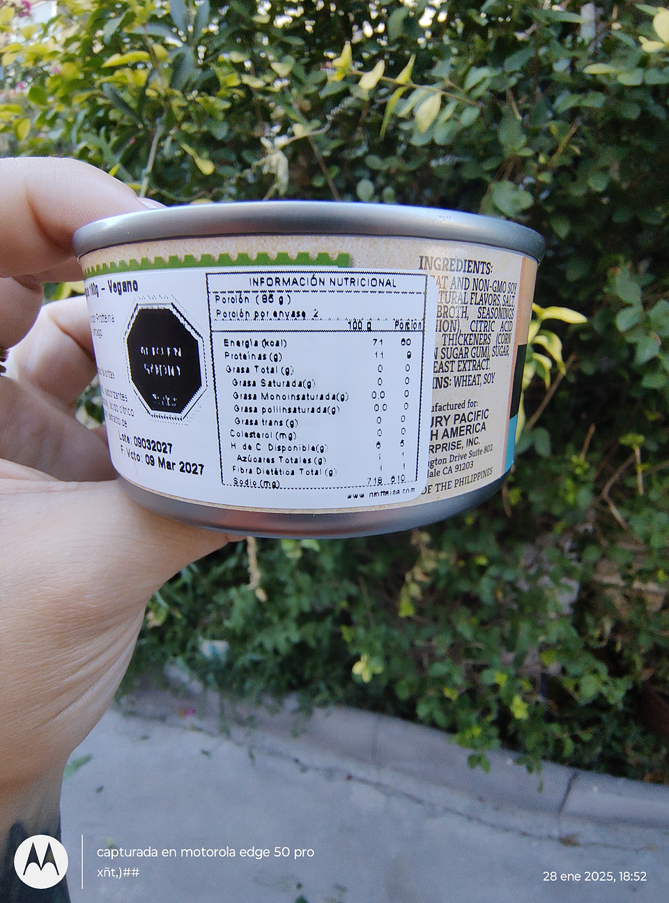 SUCEDANEO DE ATUN EN AGUA 180G - UNMEAT  4