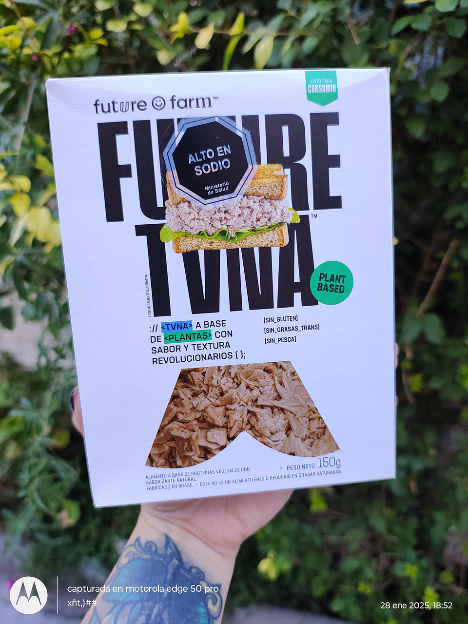 Future Tuna - Alimento en Base a Vegetales Sabor Atún  150G - FUTURE FARM 2