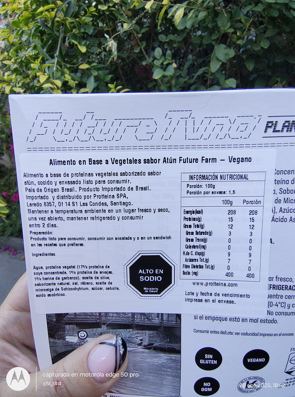 Future Tuna - Alimento en Base a Vegetales Sabor Atún  150G - FUTURE FARM 3