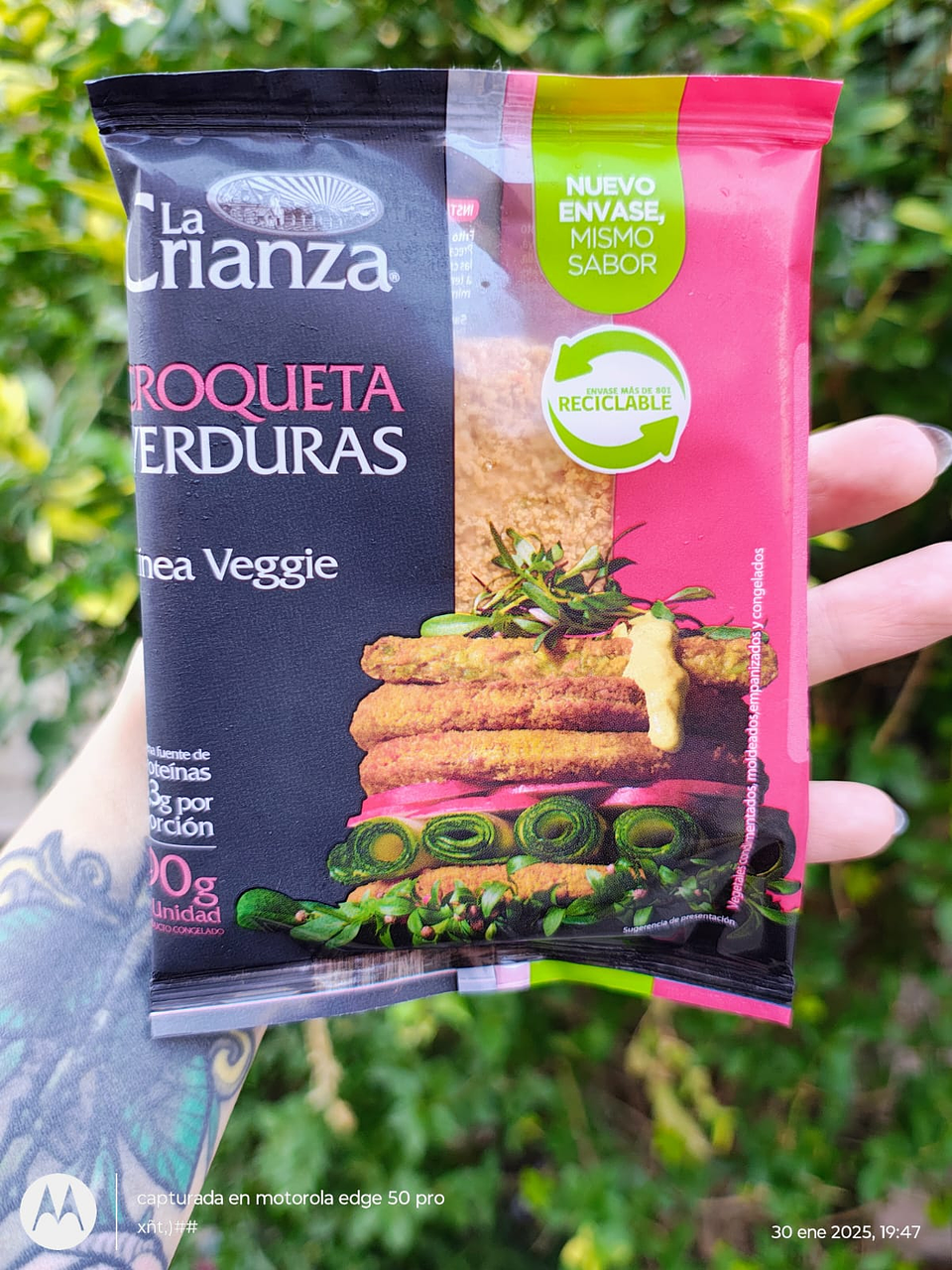 Croqueta de Verduras 90g - Linea Veggie - La Crianza 1