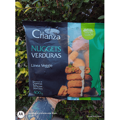 Nuggets Verduras 400g - Linea Veggie - La Crianza