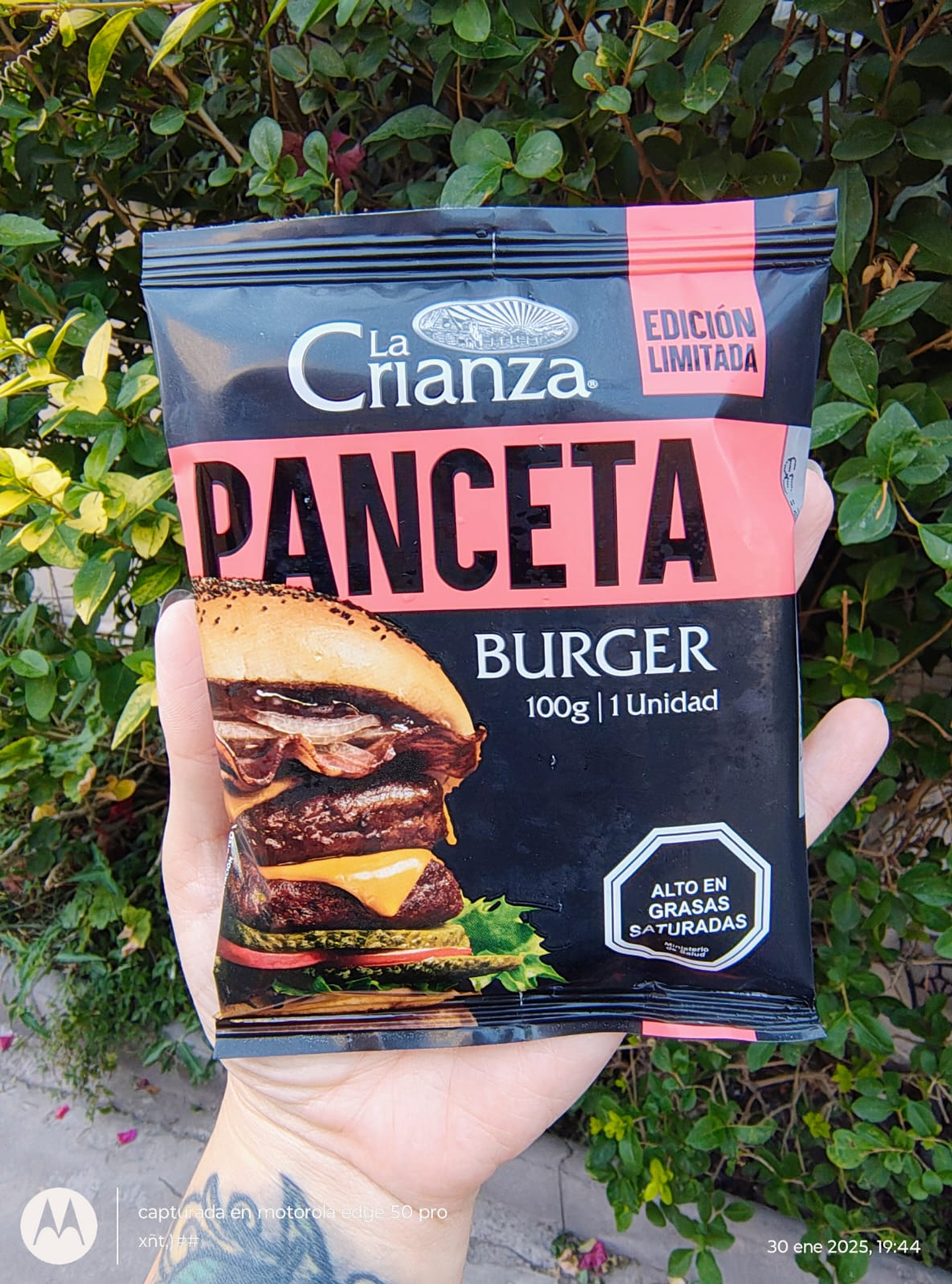 HAMBURGUESA PANCETA 100G - LA CRIANZA 1