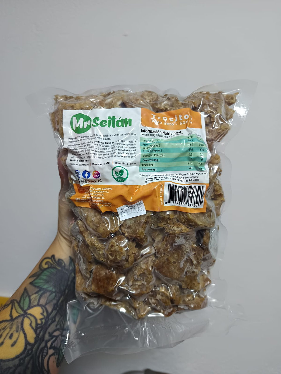 Seitán en trocitos 500gr - MR.SEITÁN 2